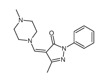 5-Methyl-4-[(4-methyl-1-piperazinyl)methylene]-2-phenyl-2H-pyrazol-3(4H)-one picture