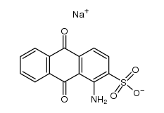 sodium 1-aminoanthraquinone-2-sulphonate Structure