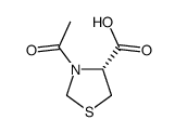 3-乙酰基-4-噻唑烷羧酸结构式