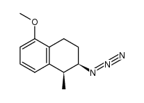 cis-1-methyl-2-azido-5-methoxy-1,2,3,4-tetrahydronaphthalene结构式