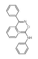 Methanone, diphenyl-,O-[(phenylamino)carbonyl]oxime (9CI)结构式