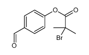 (4-formylphenyl) 2-bromo-2-methylpropanoate Structure