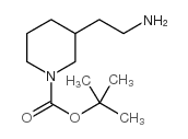 2-(N-Boc-3-哌啶基)乙胺结构式