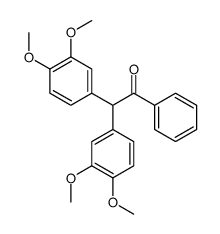 2,2-bis(3,4-dimethoxyphenyl)-1-phenylethanone结构式