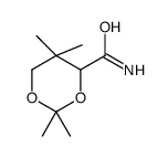 2,2,5,5-tetramethyl-1,3-dioxane-4-carboxamide结构式
