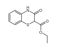 3-Oxo-3,4-dihydro-2H-1,4-benzothiazin-2-carbonsaeure-ethylester结构式
