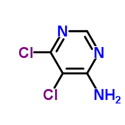 4-Amino-5,6-dichloropyrimidine structure
