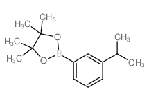 3-Isopropylphenylboronic acid, pinacol ester Structure