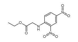 2,4-dinitro anilino acetic acid ethyl ester结构式