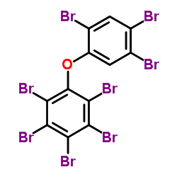 2,2',3,4,4',5,5',6'-octabromodiphenyl ether structure