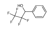 1-PHENYL-2,2,3,3,3-PENTAFLUORO-1-PROPANOL结构式