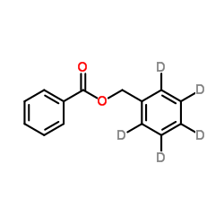 苯甲酸苄酯-D5结构式