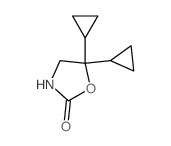 2-Oxazolidinone,5,5-dicyclopropyl-结构式