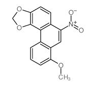 Phenanthro(3,4-d)-1,3-diaxole, 8-methoxy-6-nitro-结构式