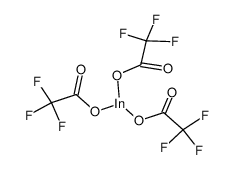 三氟乙酸铟(III)结构式