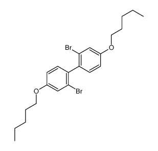 2-bromo-1-(2-bromo-4-pentoxyphenyl)-4-pentoxybenzene Structure