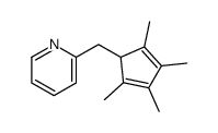 2-[(2,3,4,5-tetramethylcyclopenta-2,4-dien-1-yl)methyl]pyridine Structure