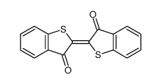 (2E)-Δ2,2'-Bi[benzo[b]thiophene-3(2H)-one]结构式