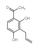 3-烯丙基-2,4-二羟基苯乙酮结构式