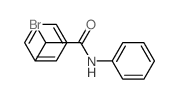 Benzeneacetamide, a-bromo-N-phenyl- Structure