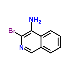 4-氨基-3-溴异喹啉结构式