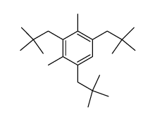2,4-Dimethyl-1,3,5-trineopentylbenzol Structure