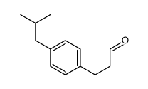3-(4-异丁基-苯基)-丙醛结构式