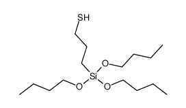 3-Mercaptopropyl-tri-n-butoxysilan Structure