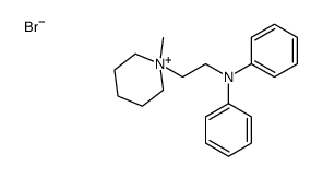 N-[2-(1-methylpiperidin-1-ium-1-yl)ethyl]-N-phenylaniline,bromide结构式