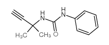 1-(2-甲基-3-丁炔-2-基)-3-苯脲结构式