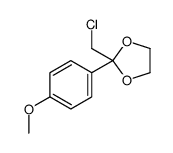 2-(chloromethyl)-2-(4-methoxyphenyl)-1,3-dioxolane结构式