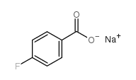 Sodium 4-fluorobenzoate structure