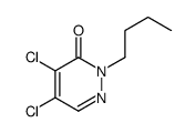 2-butyl-4,5-dichloropyridazin-3-one结构式
