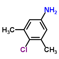 4-氯-3,5-二甲基苯胺结构式