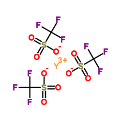 Yttrium tris(trifluoromethanesulfonate) structure