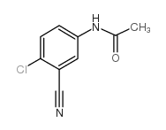 N-(4-氯-3-氰基苯基)乙酰胺结构式