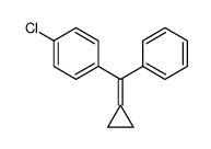 1-chloro-4-[cyclopropylidene(phenyl)methyl]benzene结构式