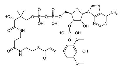 sinapoyl-CoA Structure