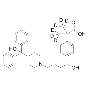 Fexofenadine D6 Structure