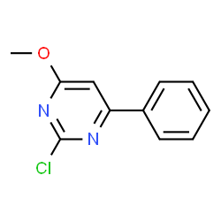 2-CHLORO-4-METHOXY-6-PHENYL-PYRIMIDINE Structure