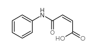 2-Butenoic acid,4-oxo-4-(phenylamino)-, (2Z)- Structure