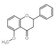 5-Methoxyflavanone Structure