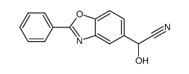 2-phenyl-5-benzoxazolylcarboxaldehyde cyanohydrin结构式