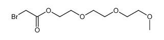 2-[2-(2-methoxyethoxy)ethoxy]ethyl 2-bromoacetate结构式