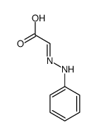 Acetic acid, (phenylhydrazono)- (9CI) Structure