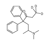 1,1,1-trideuterio-6-(dimethylamino)-4,4-diphenylheptan-3-one Structure