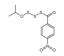 S-(propan-2-yloxydisulfanyl) 4-nitrobenzenecarbothioate Structure
