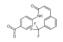 (E)-N-(4-nitrophenyl)-3-[3-(trifluoromethyl)phenyl]prop-2-enamide Structure