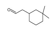 (3,3-二甲基环己基)乙醛结构式
