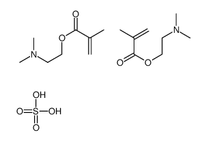 2-(dimethylamino)ethyl 2-methylprop-2-enoate,sulfuric acid Structure